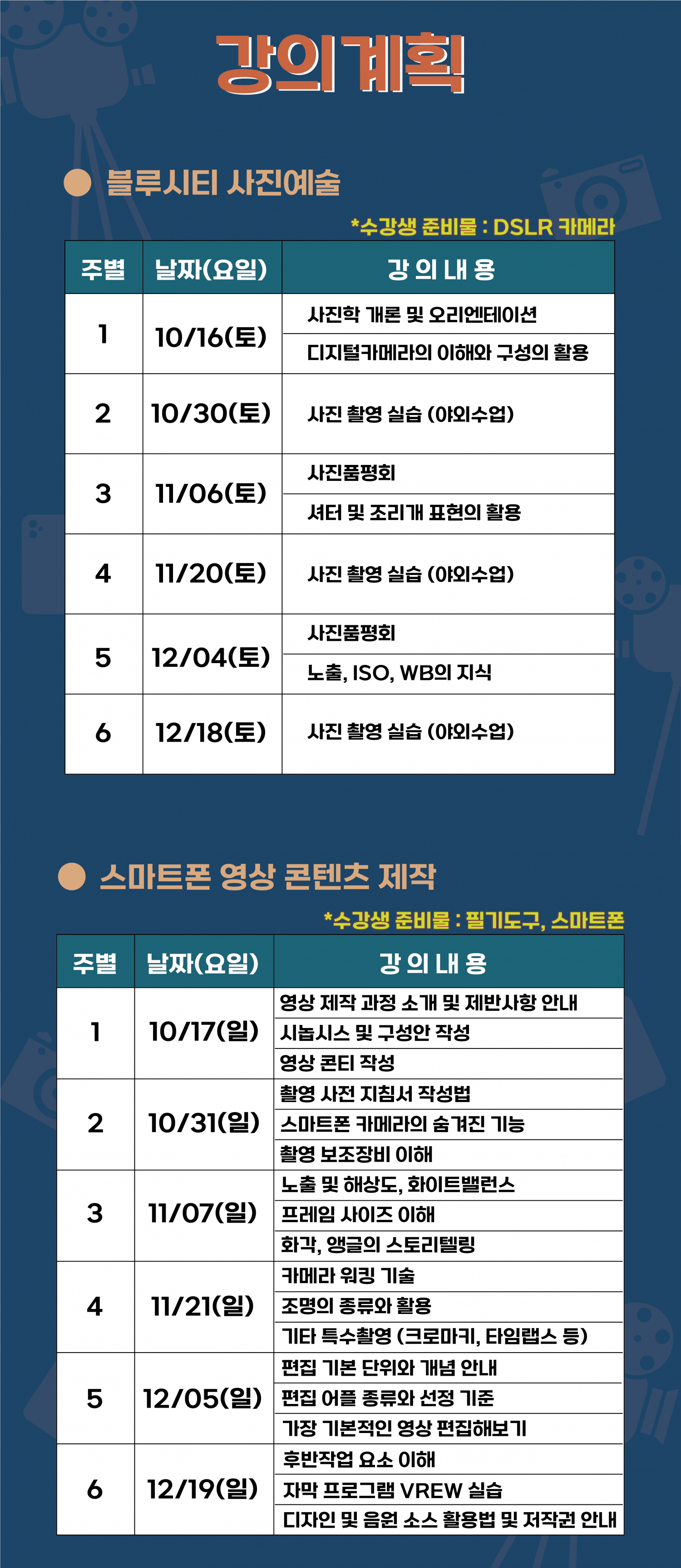예주문화강좌 주말특강 수강생 모집3