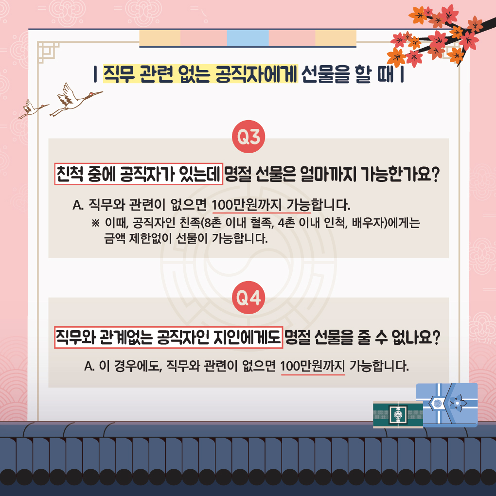 2022년 추석 명절 청탁금지법 바로 알기3
